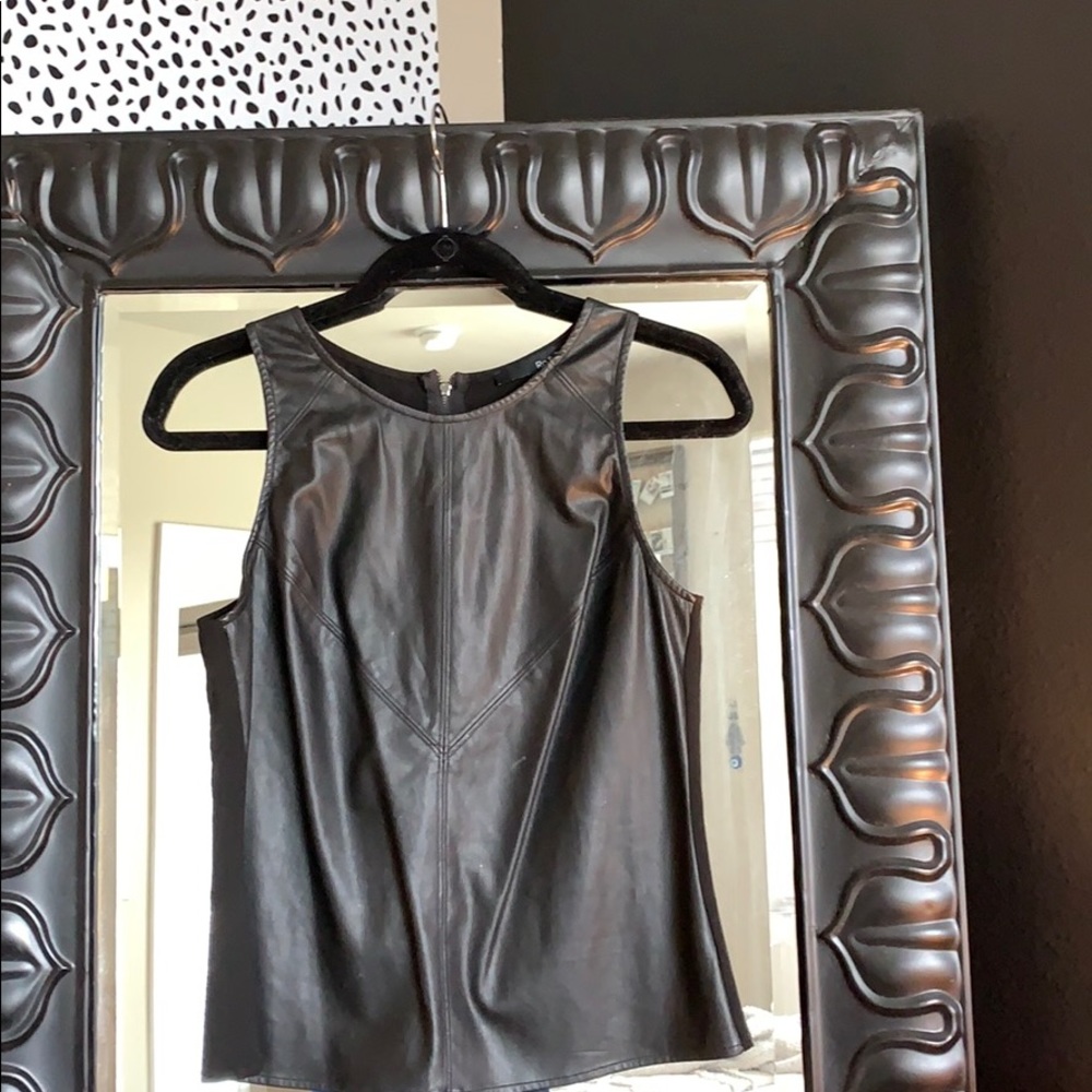 Pleather top